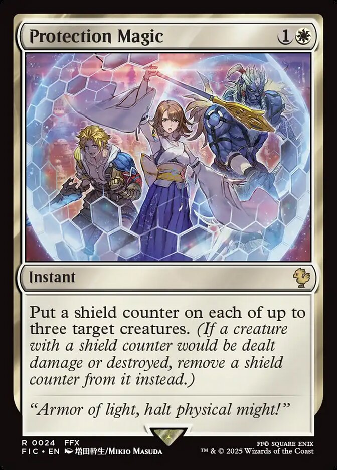 Protection Magic · Final Fantasy Commander (FIC) #24 · Scryfall Magic: The Gathering Search