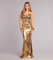 Adelaide Leopard Open Back Mermaid Formal Dress