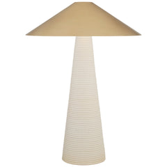 Visual Comfort Signature Canada - KW 3661PRW-AB - Two Light Table Lamp - Miramar - Porous White Porcelain