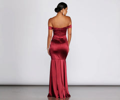 Jayden Satin Mermaid Formal Dress