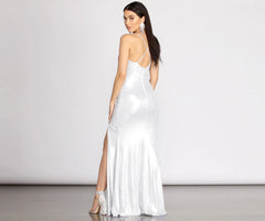 Charlie Metallic Knit Mermaid Dress