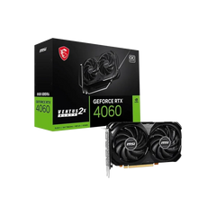 MSI GeForce RTX 4060 Ventus 2X Black 8G OC Graphics Card