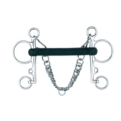 Pelham Rubber Mullen Mouth Bit