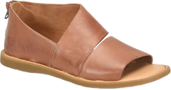 Quarter turn view Women's Born Footwear style name Mila in color Luggage. Sku: BR0084106