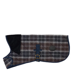 Barbour Tartan Dog Coat Midnight Oak - The Sporting Lodge