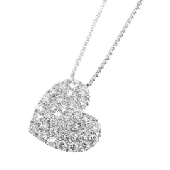 Collana Davite & Delucchi - Cuore con Diamanti - CLN011493
