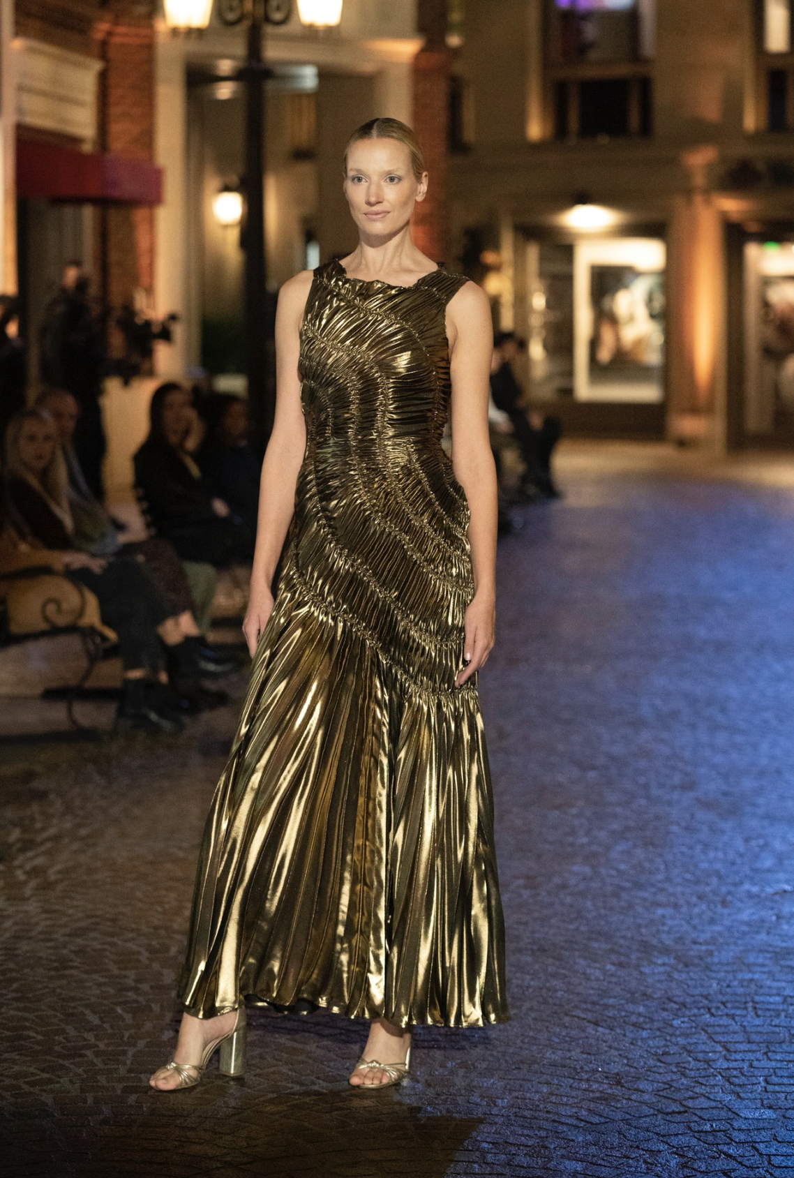 Georgia Hardinge designs two evening wear pieces in the first episode