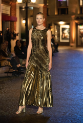 Georgia Hardinge designs two evening wear pieces in the first episode