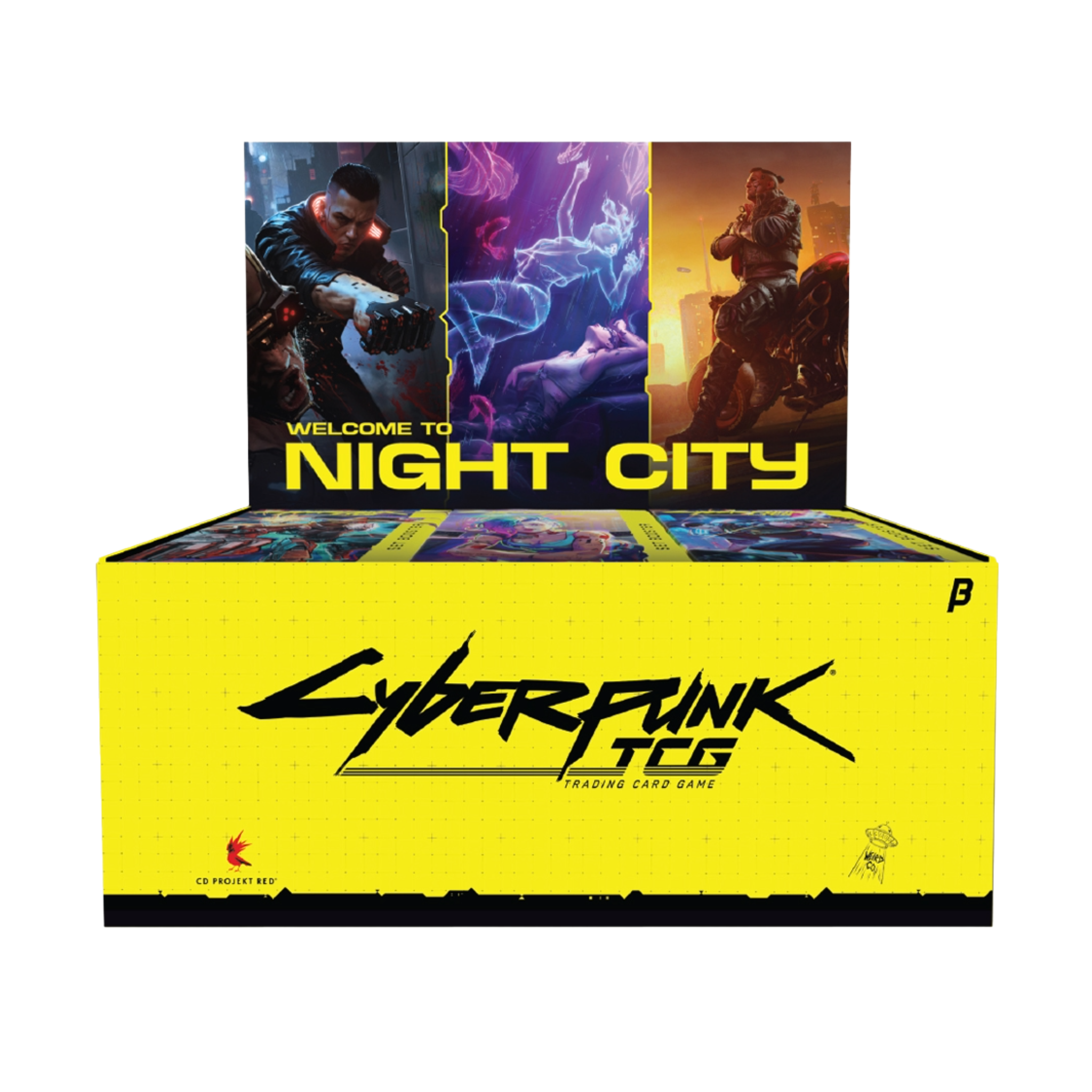 PRE-ORDER Cyberpunk TCG: Welcome to Night City Beta Booster Box (36 Packs)