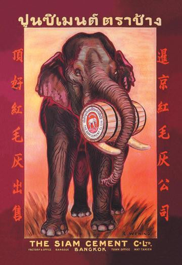 The Siam Cement Company Ltd. - Bangkok 12x18 Giclee on canvas