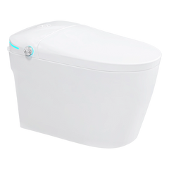YULIKA-ST002 1.3 Gallons Per Minute GPF Elongated Floor Mounted Bidet Toilet One-piece Smart Toilet with Water Tank (Seat Included)