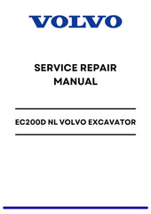 EC200D NL VOLVO EXCAVATOR SERVICE REPAIR MANUAL PDF