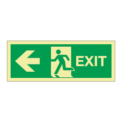 Exit left