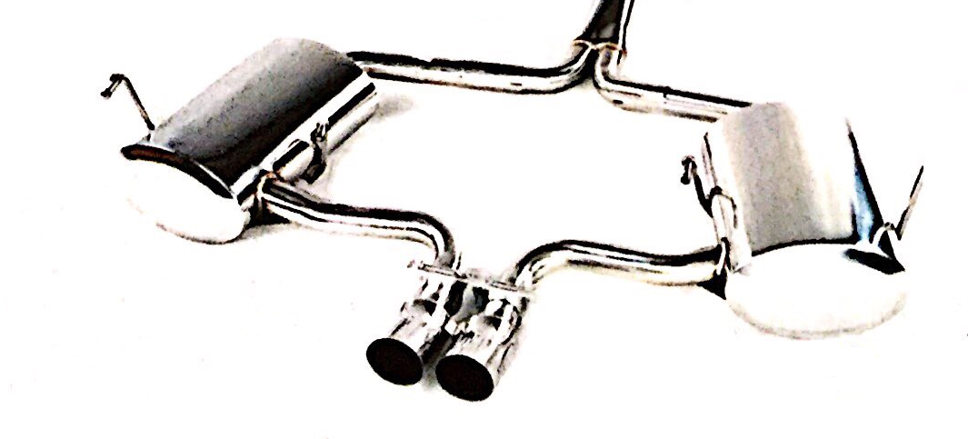 XForce Twin Cat-Back Exhaust - Stainless Steel Mini Cooper S 04-06