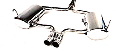 XForce Twin Cat-Back Exhaust - Stainless Steel Mini Cooper S 04-06