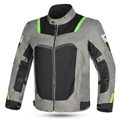 R-TECH SPIRAL MESH GIACCA MOTO GRIGIO/ARANCIO