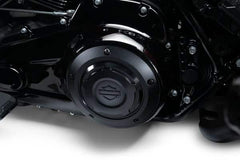HARLEY-DAVIDSON SWITCHBACK COLLECTION - DERBY COVER -CLEAR ANODIZED