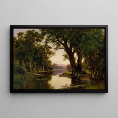 Henry James Johnstone - A billabong of the Goulburn Victoria.webp