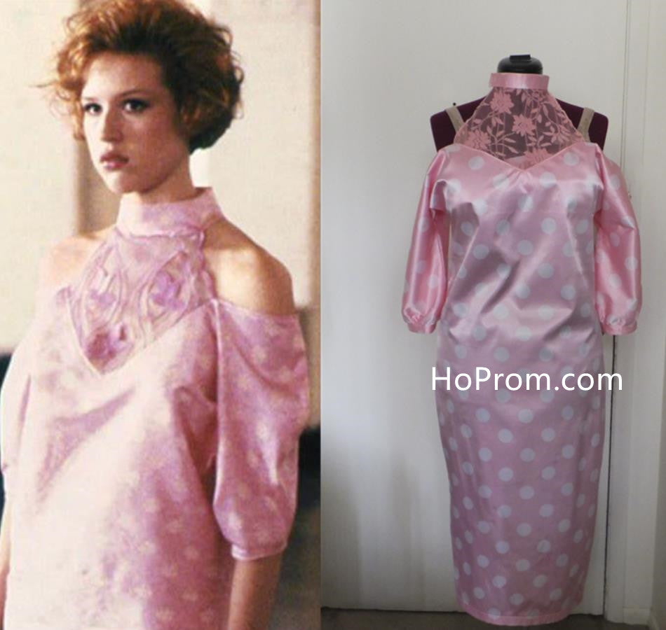 Molly Ringwald As Andie Prom Dress Pretty in Pink Movie Dress Cosplay Costume Outfits