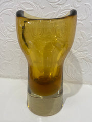 Space age vase - Milan Metalak - Harrachov Glassware - Modernist