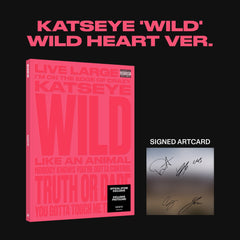 KATSEYE WILD (Wild Heart ver.) - Official Store Exclusive CD + Signed Artcard Official Store Exclusive CD + Signed Artcard 450800
