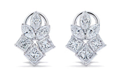 1.68ct D Flawless Diamanten Ohrringe eingefasst in 18 Karat Weissgold