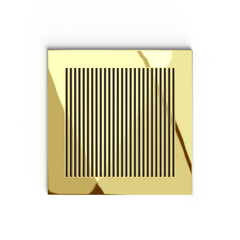 Katherine Gold Mirror Decorative Air Vent Cover - Modern Minimalistic Wall & Ceiling Vent Grille