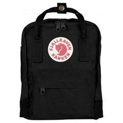 Mochila Fjällräven Kånken Mini Negro Unisex Niño Adulto