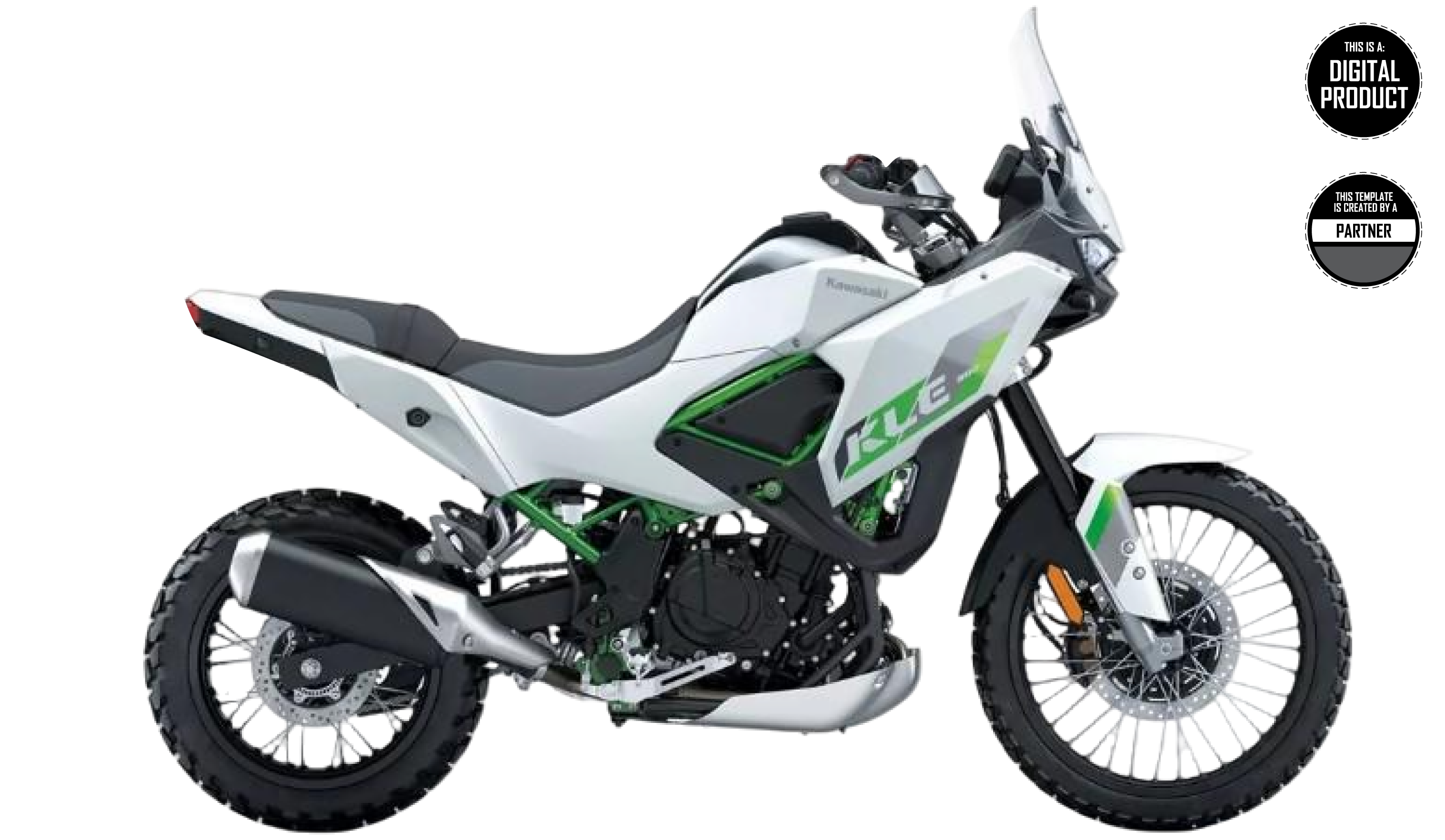 KAWASAKI KLE 500 2026 TEMPLATE