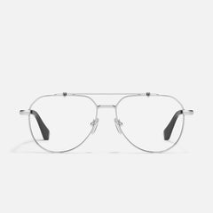 QUAY All Caps Optical Eyeglasses - Silver (Exclusively In-Store)