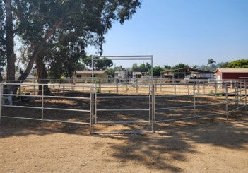 SALE!! 50' Round Pen 4-Rail 1-5/8 W/ 10' Panels