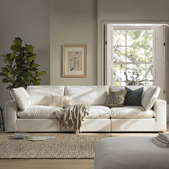Lutyens Beige Linen Blend Modular Sofa, 3 - Piece - daals