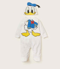 Disney Donald Duck fleece closedfeet sleepsuit with cap (Winter)