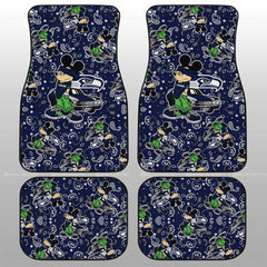 Seattle Seahawks Car Floor Mats Cartoon Theme Collection - Gearcarcover - 1
