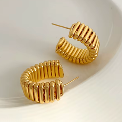 Serena Earrings - Stainless Steel