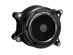 Vance & Hines VH-41118 VO2 Onyx Air Cleaner Kit Wrinkle Black for Harley-Davidson Touring 17-24/Softail 18-24