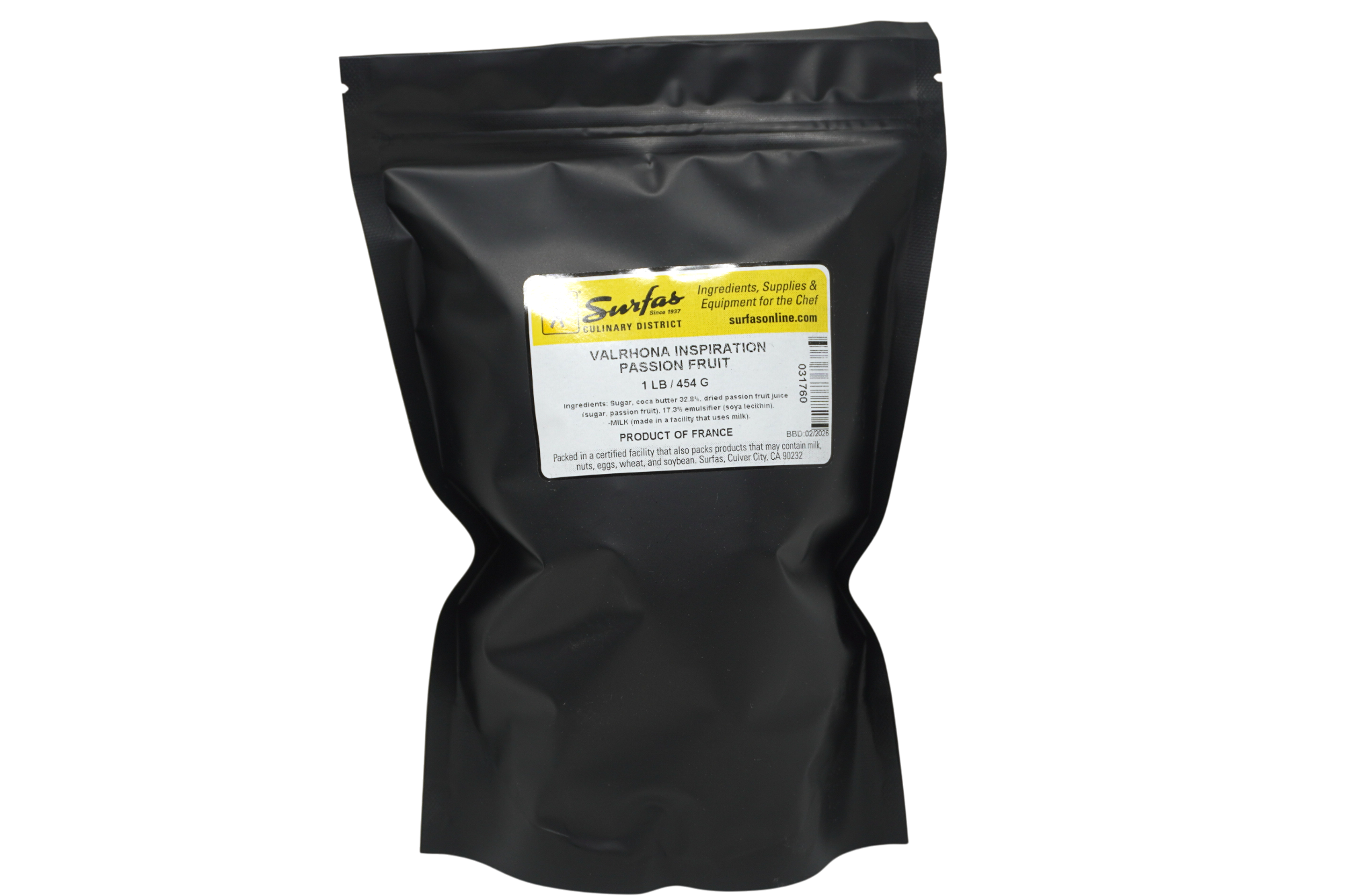 Valrhona Passionfruit Inspiration 1lb