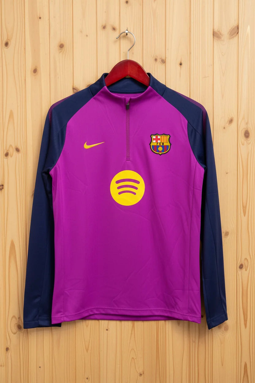 BARCELONA TRAINING DRIL TOP PURPLE 2026