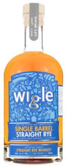 Wigle Single Barrel Straight Rye Whiskey 6x750ml (Case only)