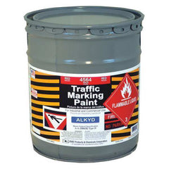 Traffic Zone Marking Paint, 5 Gal., Bright Red, Alkyd Solvent -Based