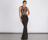 Deleah Formal Sleeveless Pearl Dress