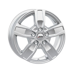 AUTEC Quantro Alloy Wheel 16x6.5 ET50 5x118 Brilliant Silver 71.1mm CB