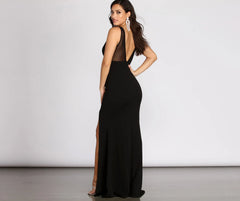 Arden Crepe Tank Mermaid Dress
