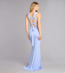 Georgia Strappy Tie-Back Formal Dress