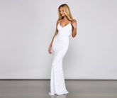 Zenaida Formal Sleeveless Lace Mermaid Dress
