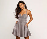 Melanie Glitter Tulle Party Dress