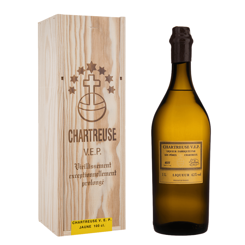 Chartreuse Yellow V.E.P Liqueur (1L) | Keg N Bottle
