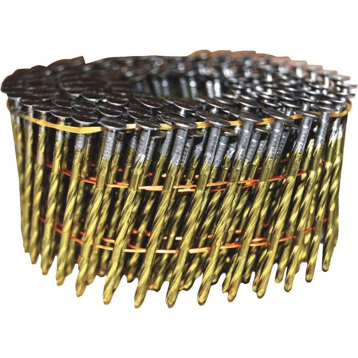 Spotnails CW8D099R 2-3/8x099 15-Degree Wire Coil Bright Ring Shank Nails, 7,200/Box