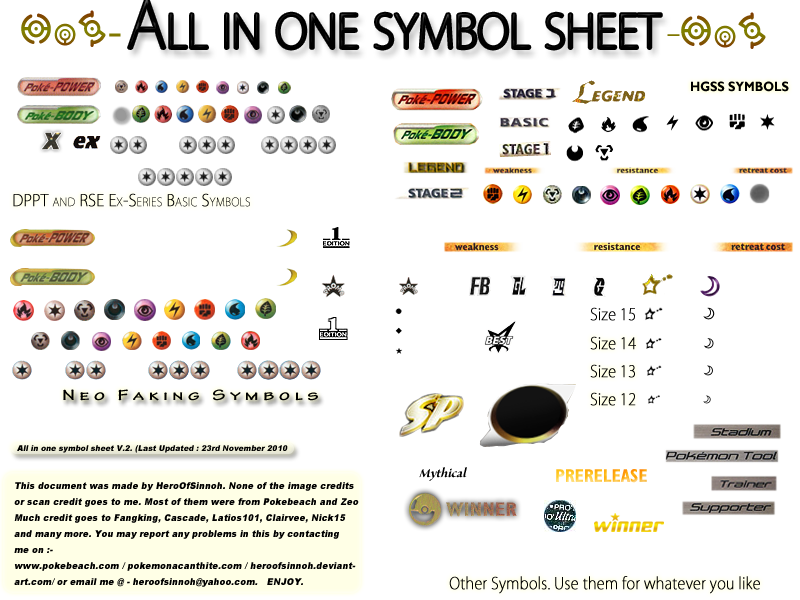 All in one Symbol Sheet V.2 by HeroOfSinnoh on DeviantArt