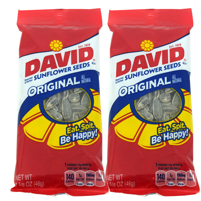 David Sunflower Seeds 12ct - Regular
